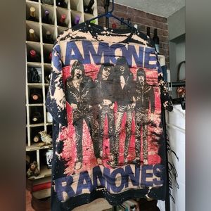 Tie die vintage style Ramones Tee